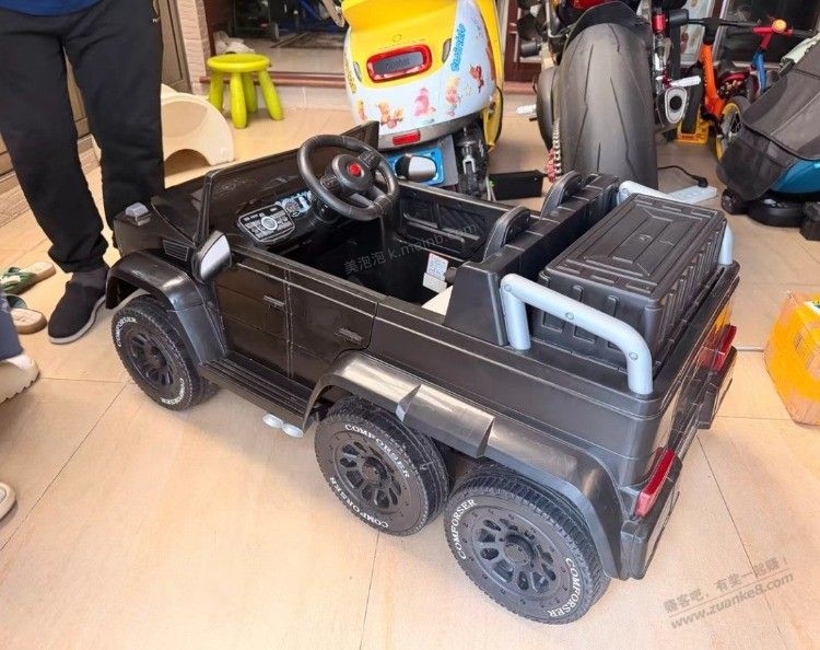 100元给孩子淘了一个二手6轮玩具车 - 美泡泡 100元给孩子淘了一个二手6轮玩具车 - 美泡泡