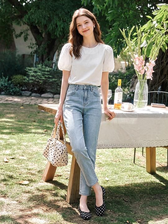 15.9入一条拉夏牛仔裤👖 - 美泡泡